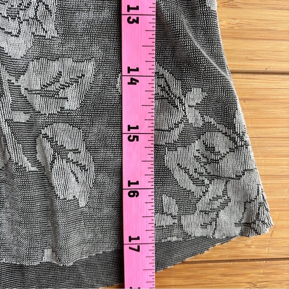 Vintage 90s Victoria's Secret grunge floral stretchy long sleeve top - Picture 4 of 4